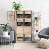 13" Large Storage Bin with Clear Window ā 6-Pack